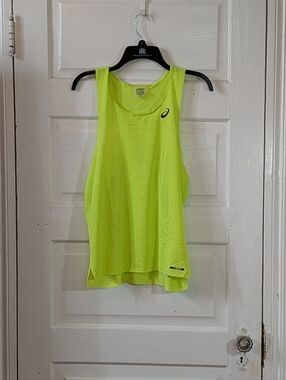 Asics Neon Lime Racerback Tank Top